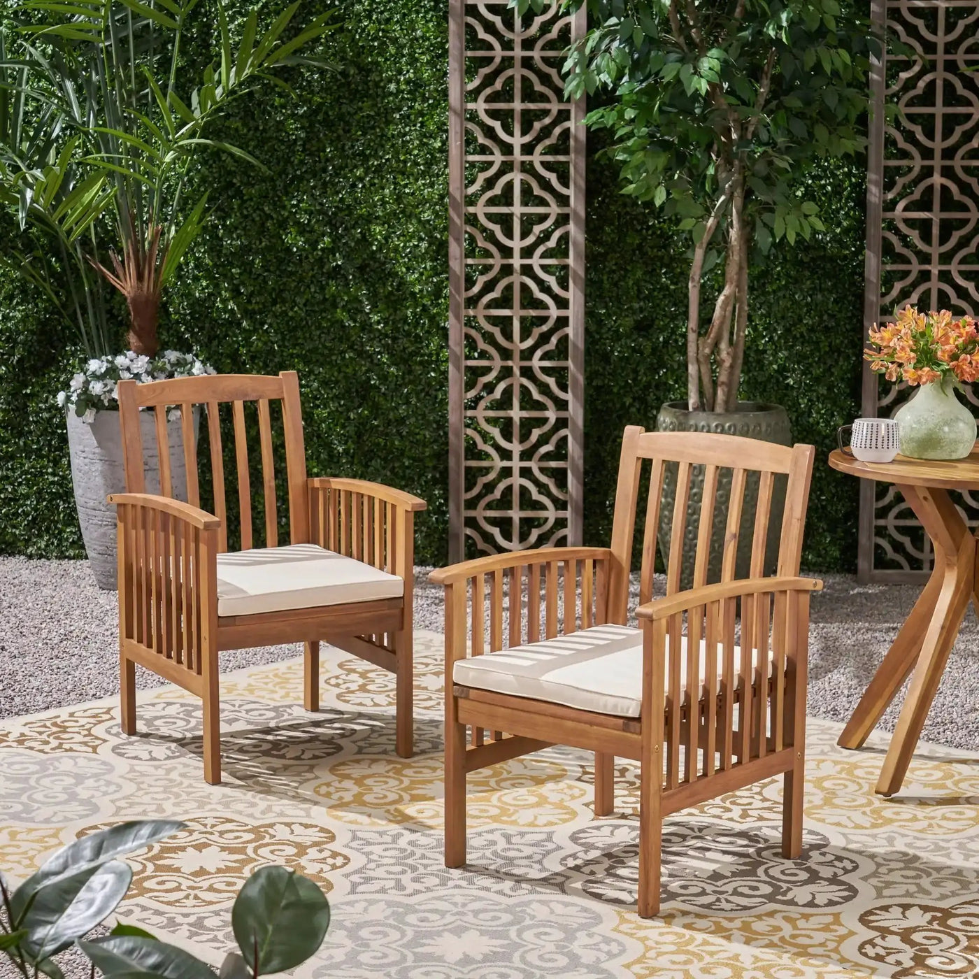 Casa Acacia Dining Chair Set With Cushions by HouseOfZazla