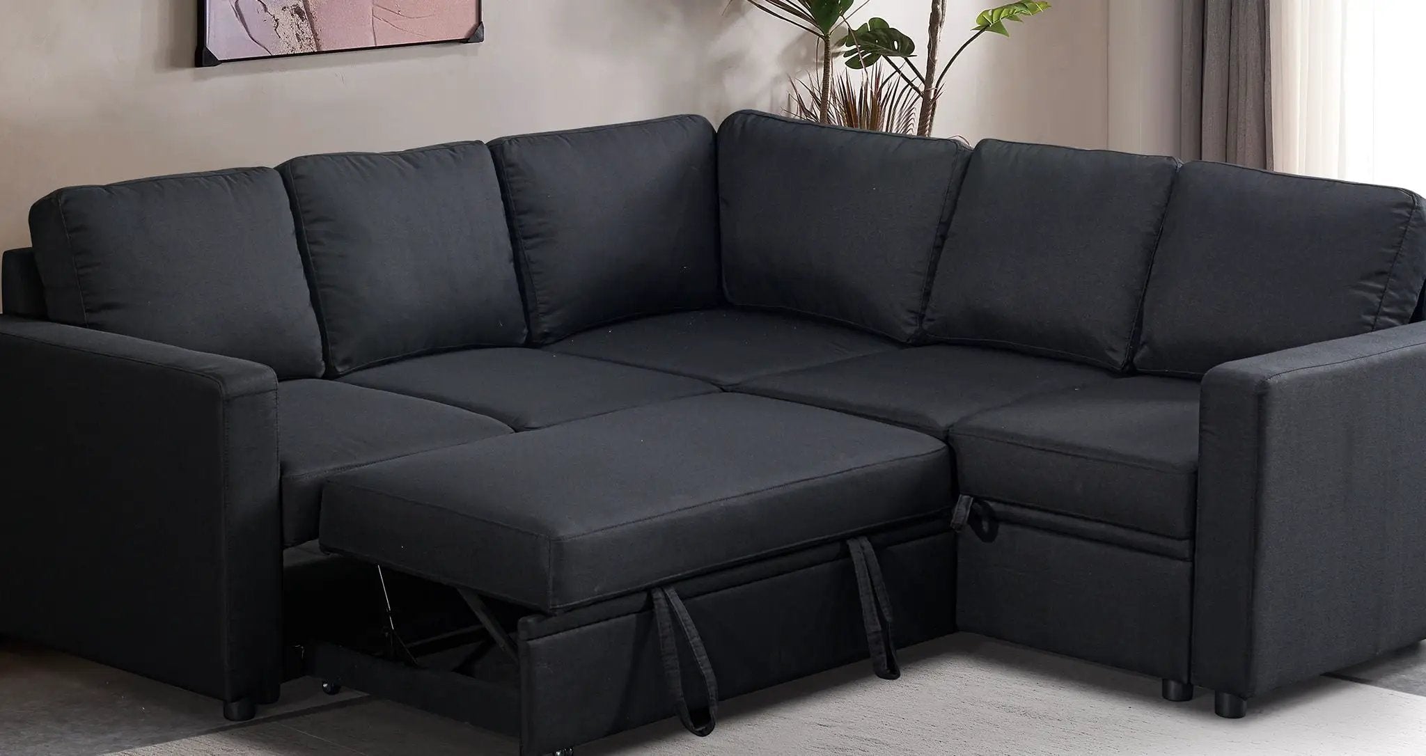 Comfort Design Sectional Sofa Bed by Unique Piece Furniture