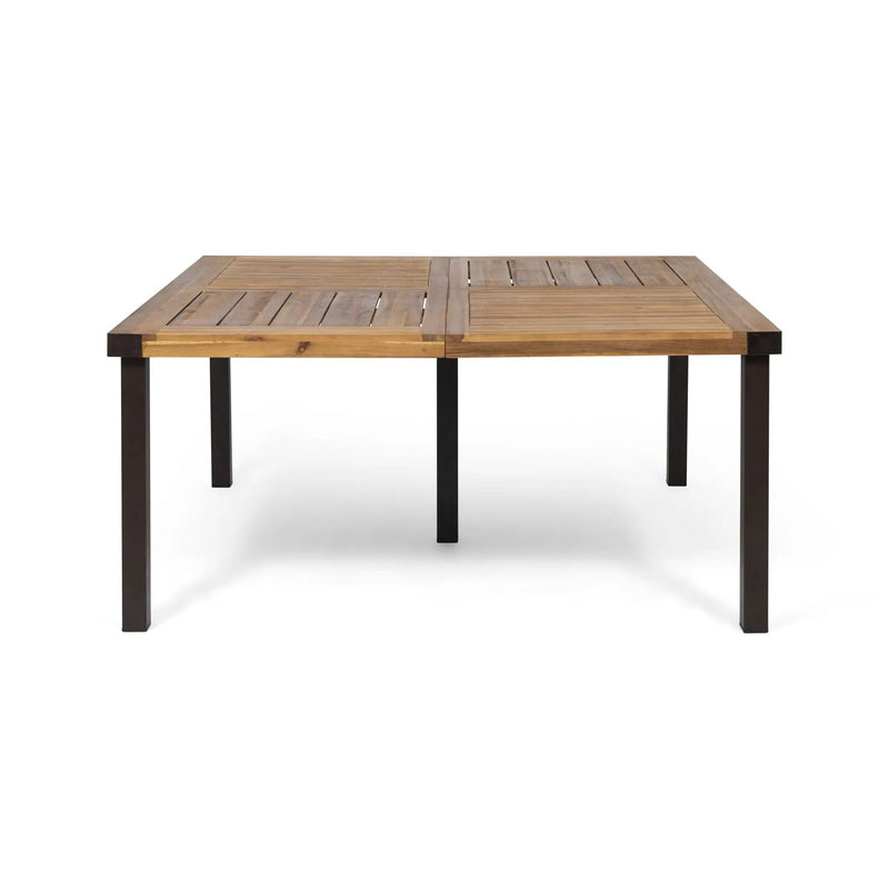 9-Piece Acacia Wood Outdoor Dining Set by HouseOfZazla