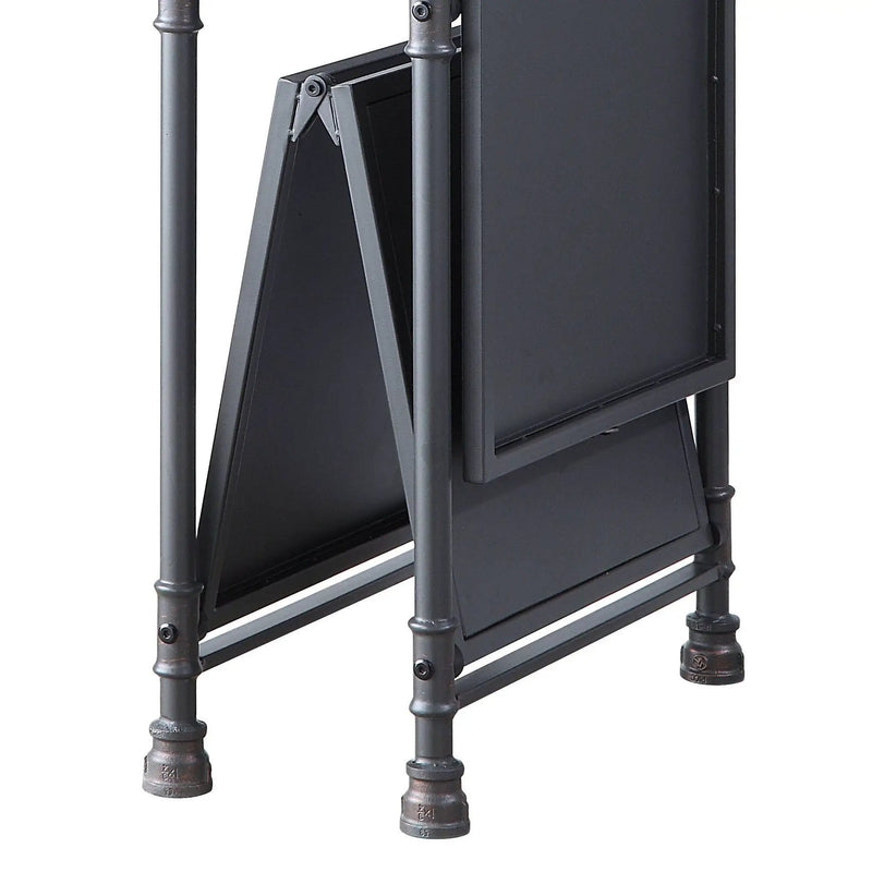 Cordelia - Hand-Brushed Console Table - Black / Bronze by Unique Piece Furniture