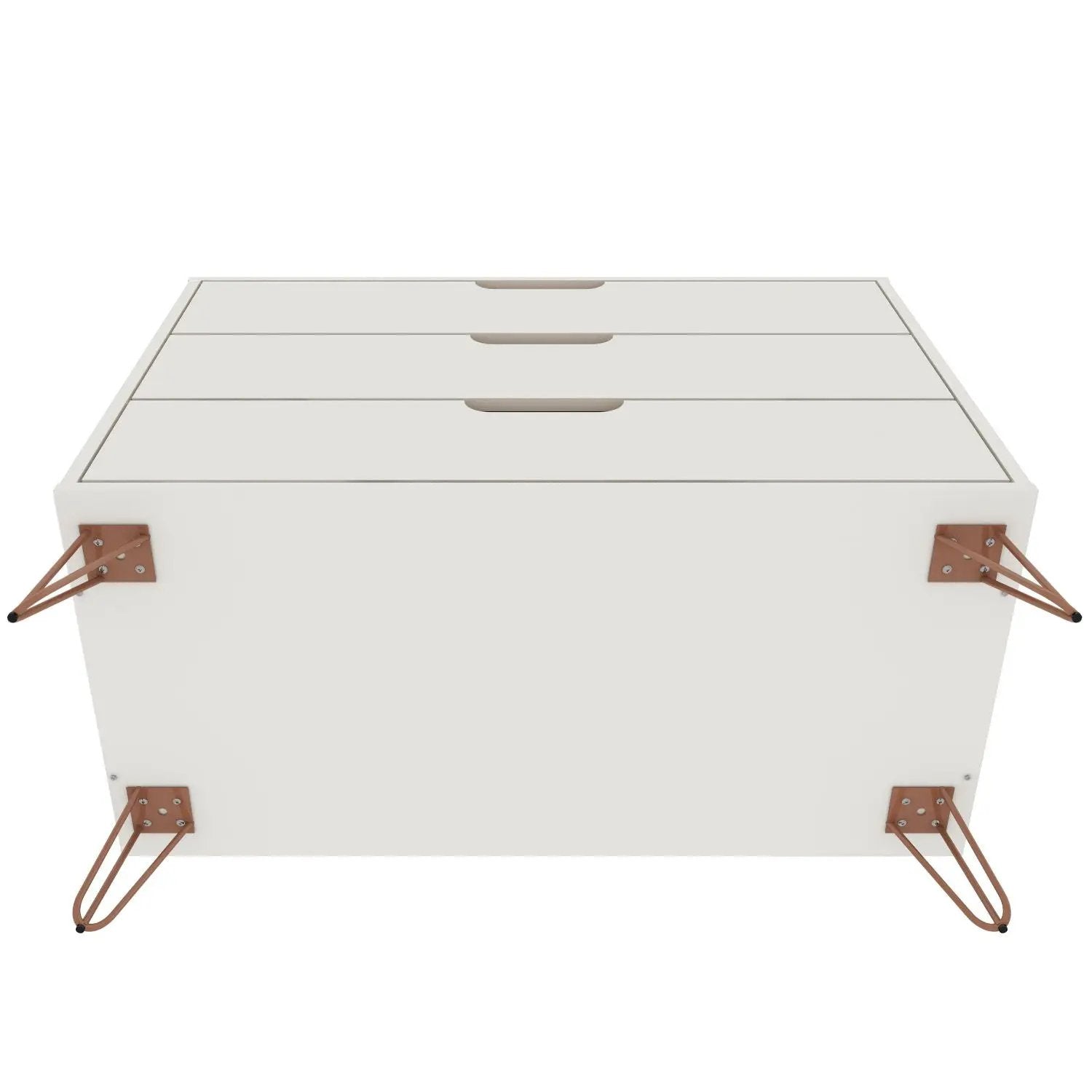 Rockefeller - Dresser & 3 Drawer - Off White by HouseOfZazla