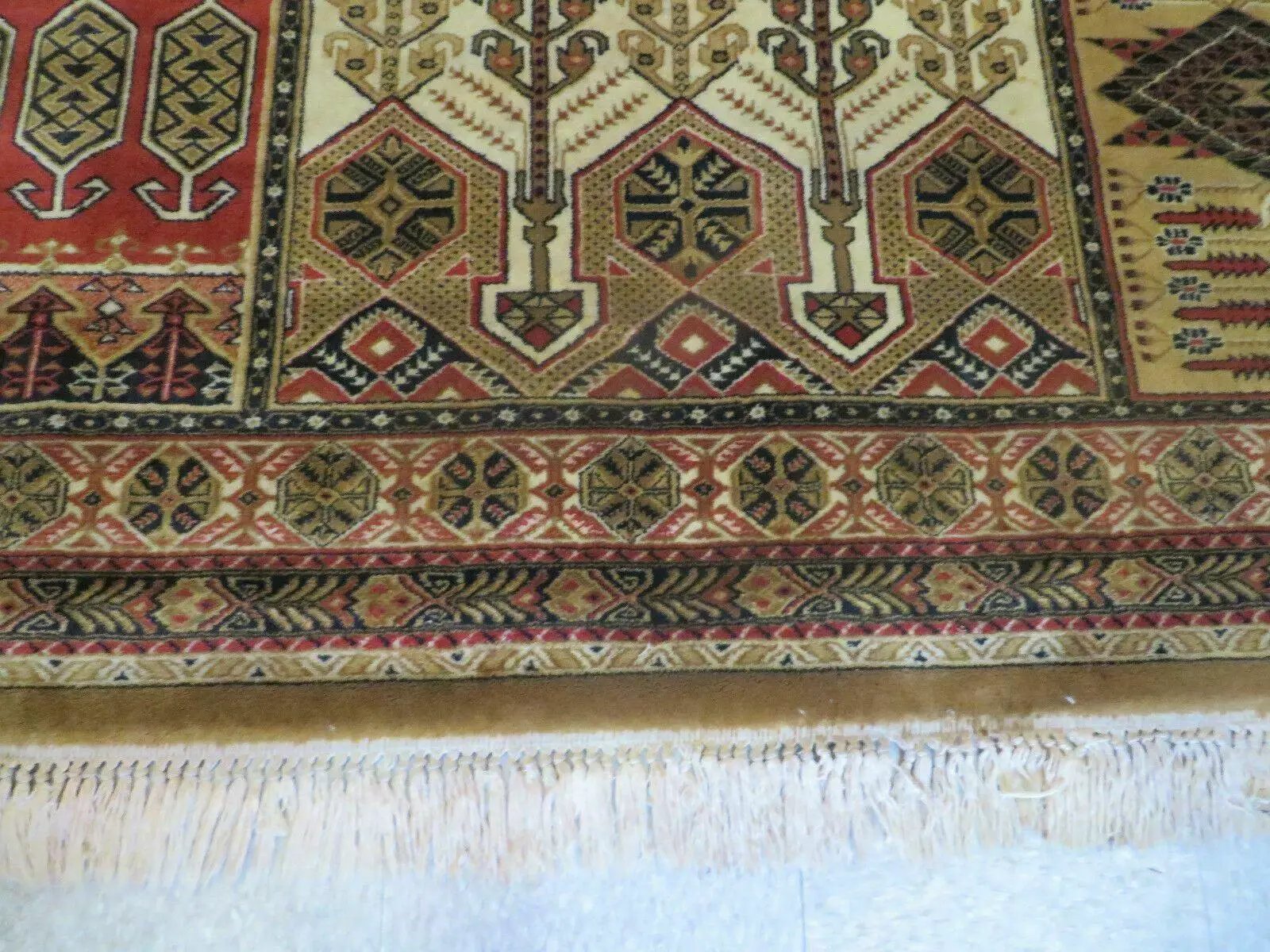 Couristan Rug 10x14, Large Belgium Power Loomed Wool Carpet 10 x 14 ft, Brown Tan Cream Oriental Rug, Living Room Rug, Large Area Rug by Jewel Rugs