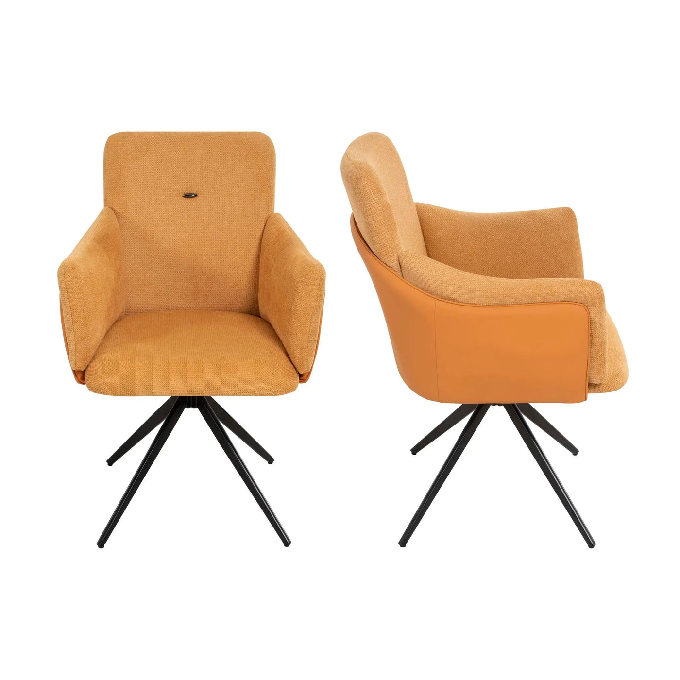 Swivel Home Office Desk Chairs With Arm (Set of 2) by HouseOfZazla