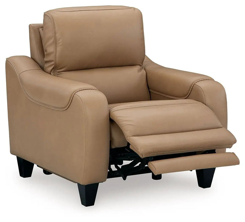 Mosswell - Power Recliner With Adj Headrest - Toffee by Unique Piece Furniture