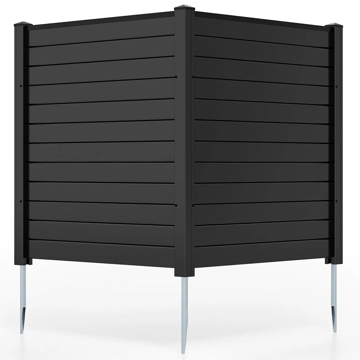 Freestanding 48 x 48 Inch Air Conditioner Fence with Metal Ground Stakes, photo 4 of 10