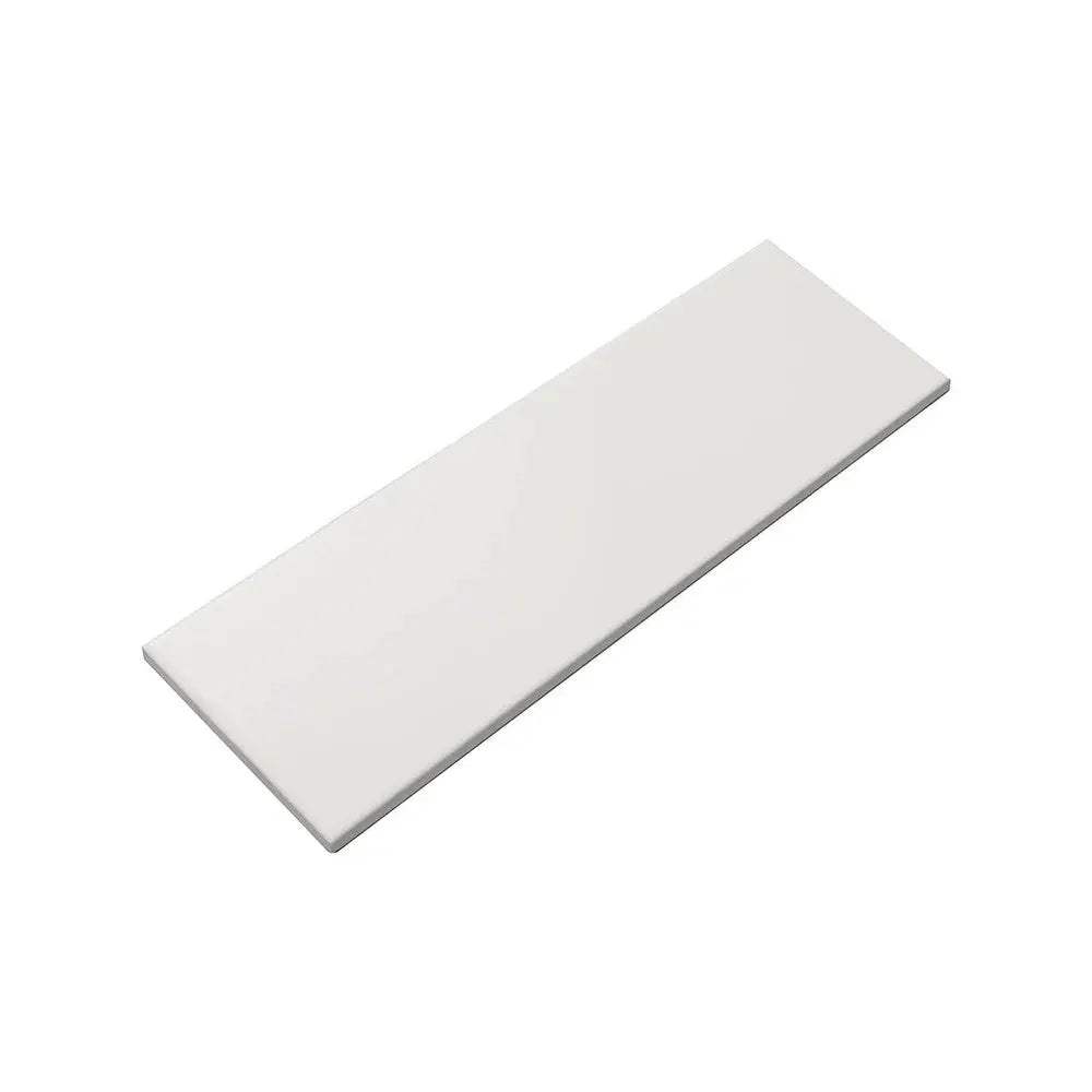 White 4x12 Polished Ceramic Subway Tile (34 pack, 10.4 sq ft/case) by Apollo Tile