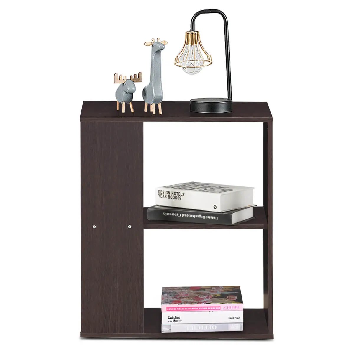 2-Tier Side End Table with Storage Shelves, photo 8 of 9