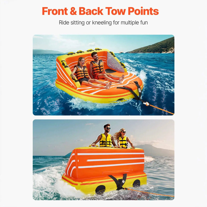 3-Person Inflatable Towable Boat Tube For Water Sports (SAK48091) by SAKSBY WHOLESALE