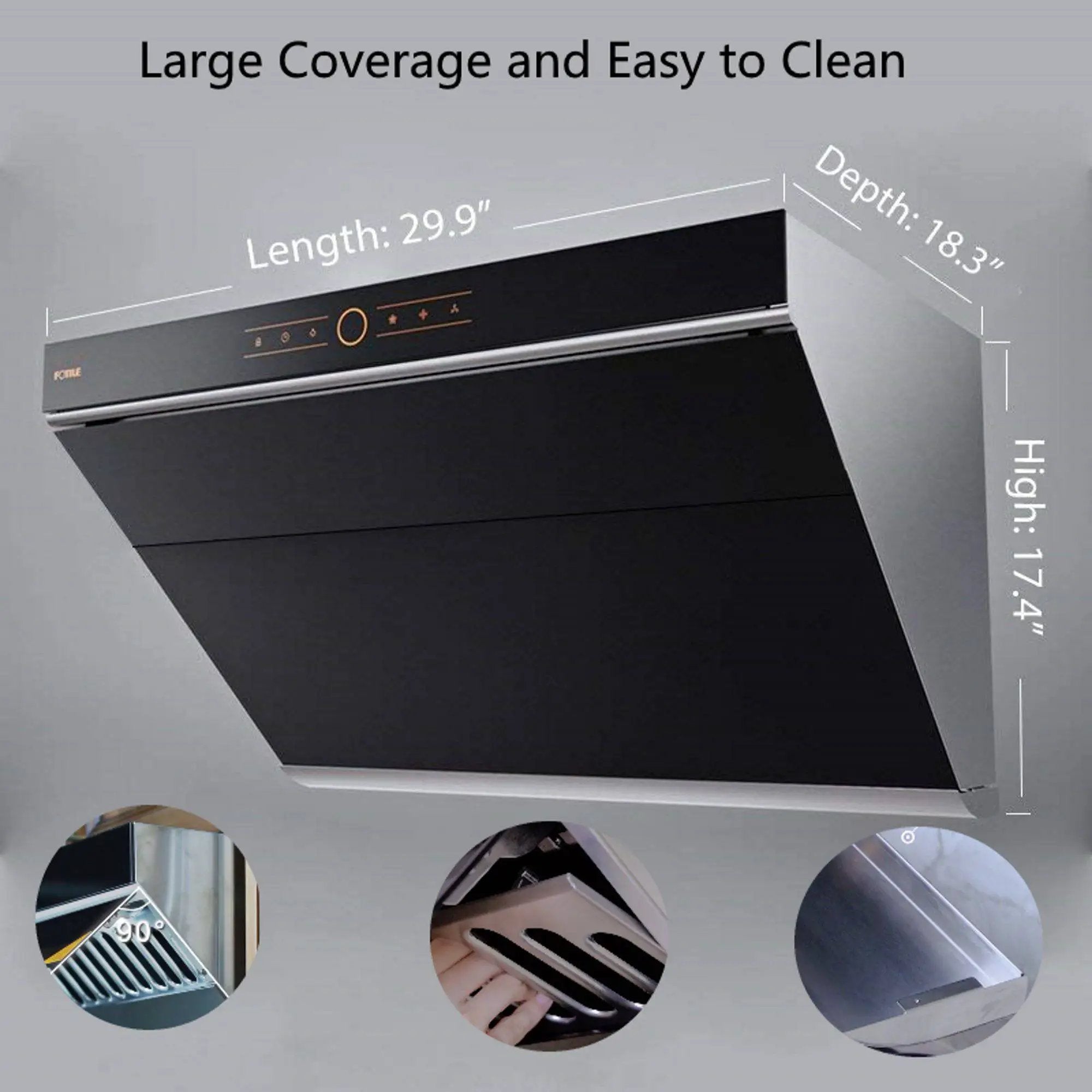 30"/36" Under-Cabinet / Wall Mount Classic Series | JQG7501 / JQG9001 by FOTILE