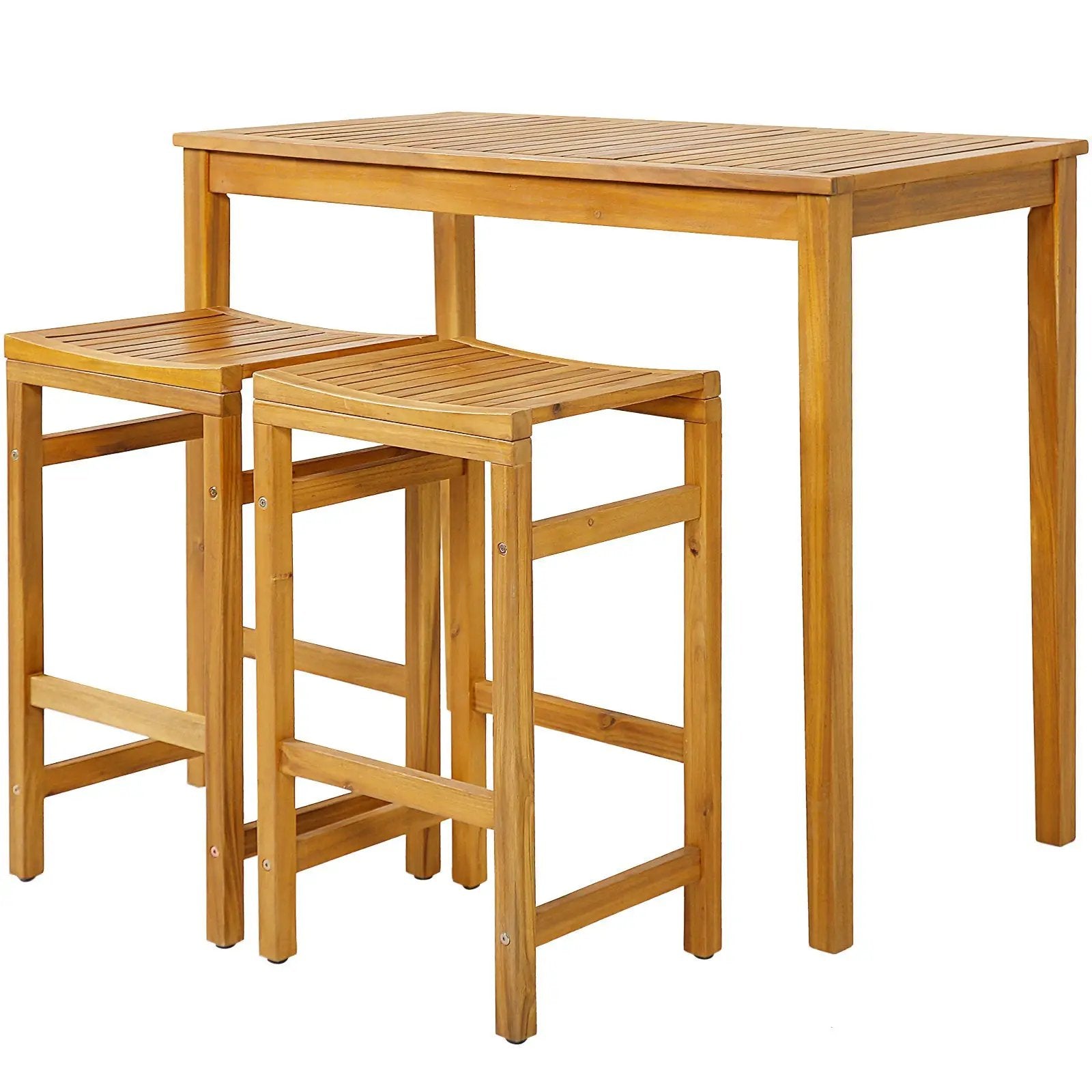 30-Inch Height Bar Chair with Saddle Shaped Seat and Sturdy Footrest by DirectDeals