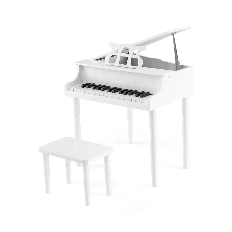 30-Key Wood Toy Kids Grand Piano with Bench by DirectDeals