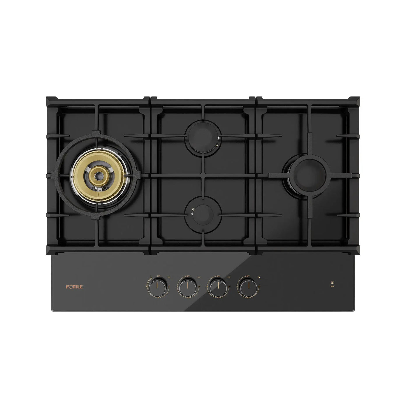30" Tempered Glass Tri-Ring Gas Cooktop Series | GLG30401 by FOTILE