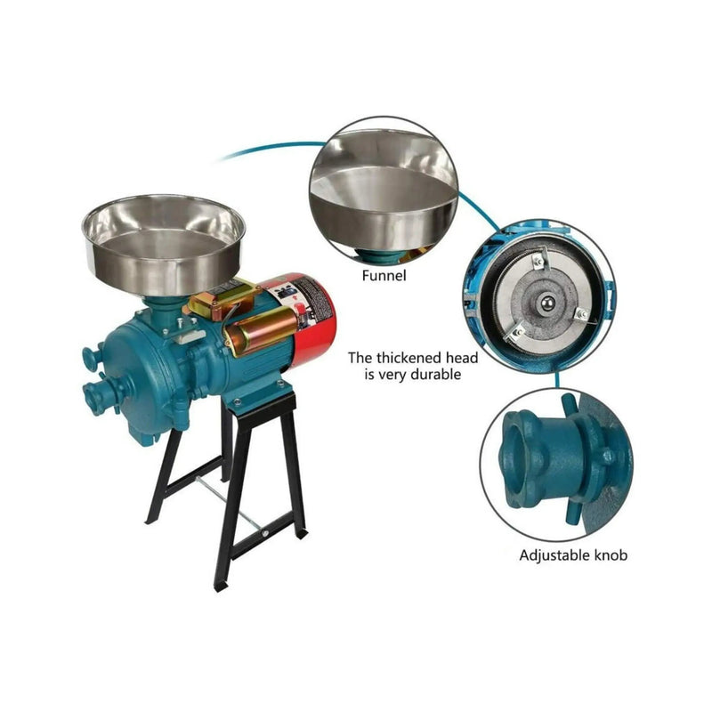 3000W Commercial Electric Dry Corn Wheat Grain Mill Grinder (SAK91135) by SAKSBY WHOLESALE