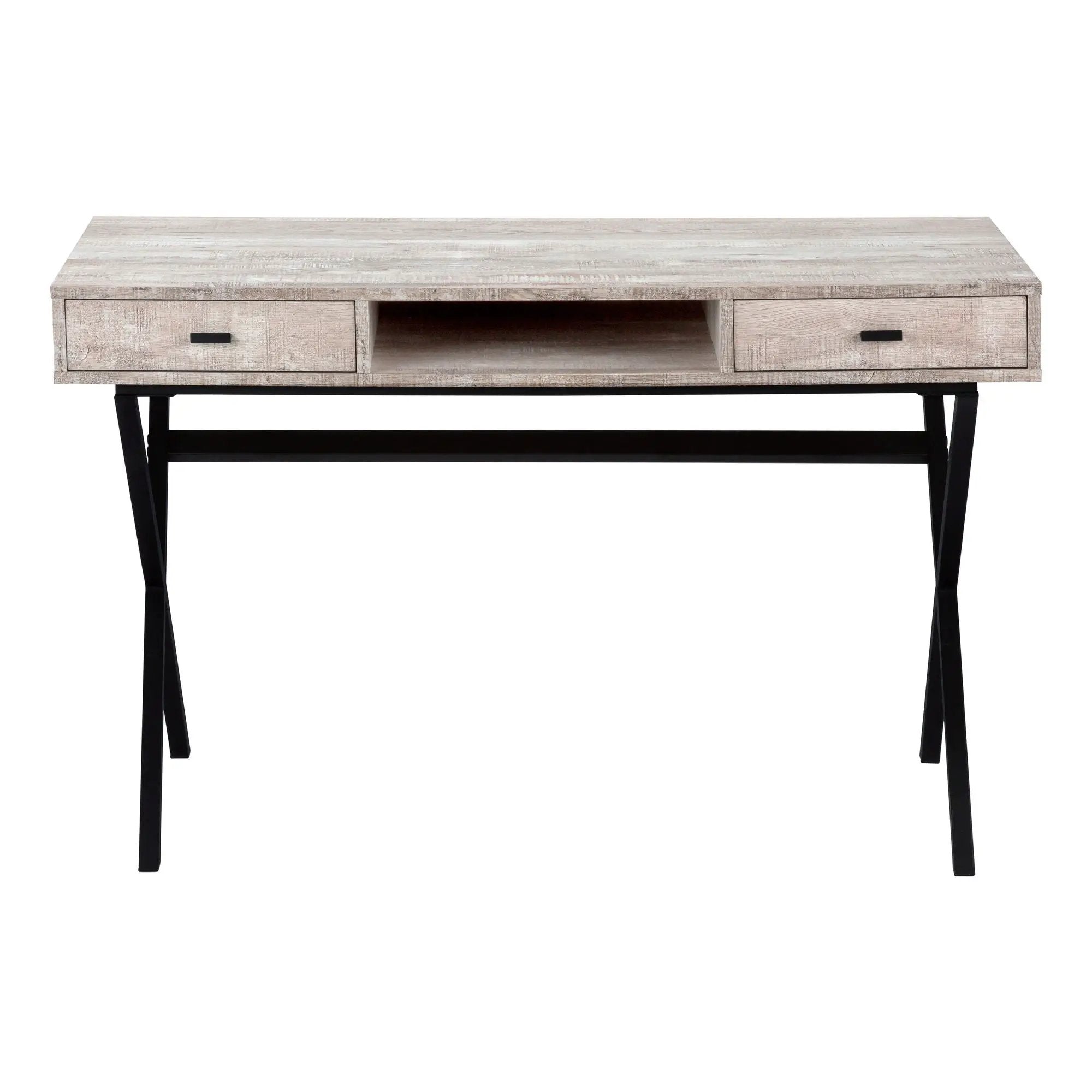 Computer Desk For Home Office, Laptop, Storage Drawers, Glossy Contemporary & Modern by Unique Piece Furniture