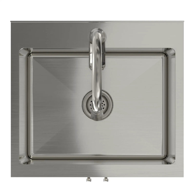 Darwin - Deluxe Laundry Cabinet With Pull-Out Faucet And Stainless Steel Sink by Unique Piece Furniture