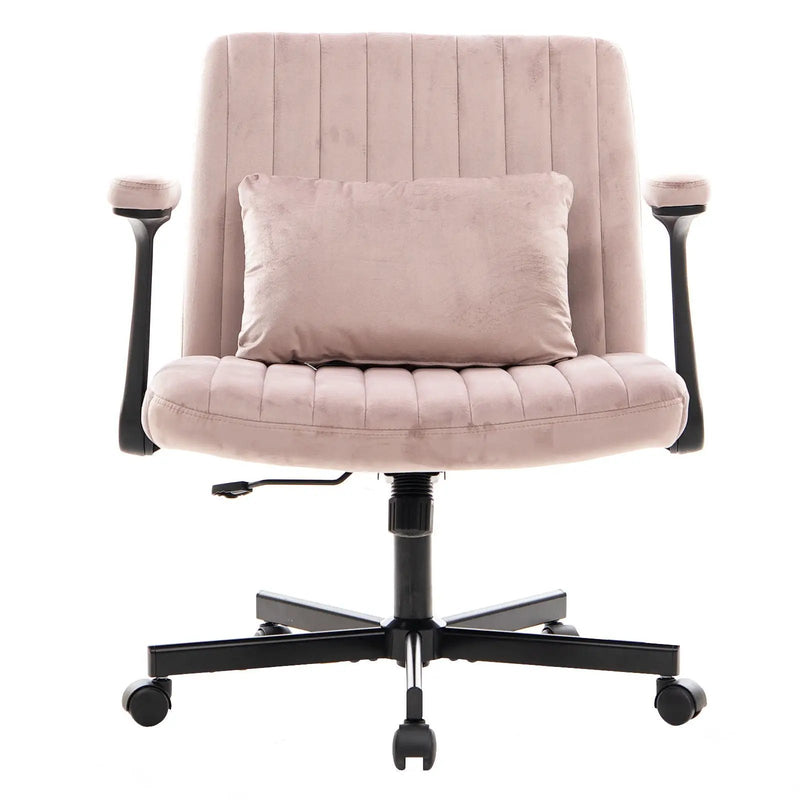 Criss Cross Armrest Office Chair With Wheels by HouseOfZazla