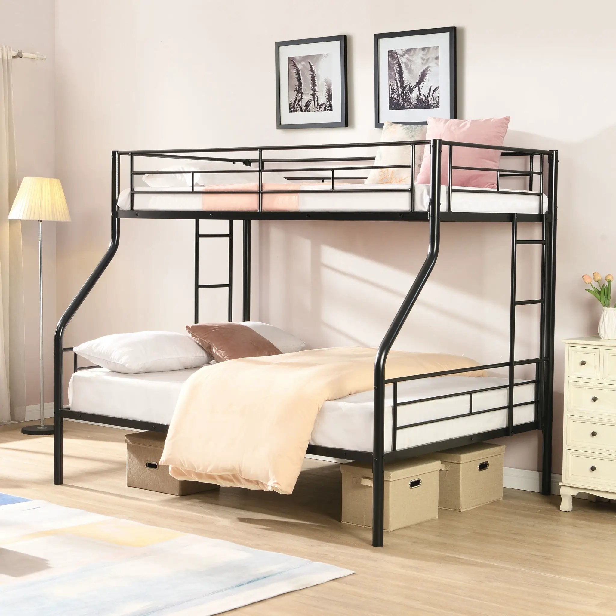 Modern Metal Bunk Bed by HouseOfZazla