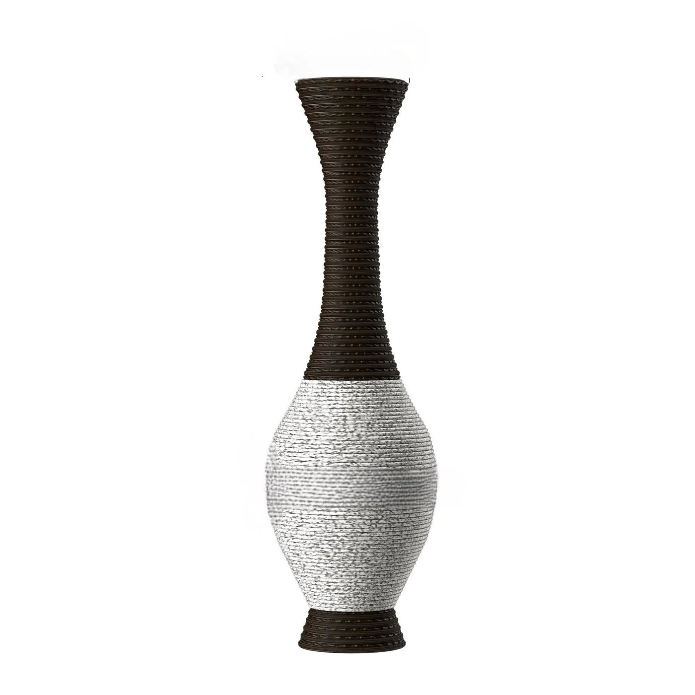 Tall Designer Floor Vase With Elegant 2 Tone by Unique Piece Furniture