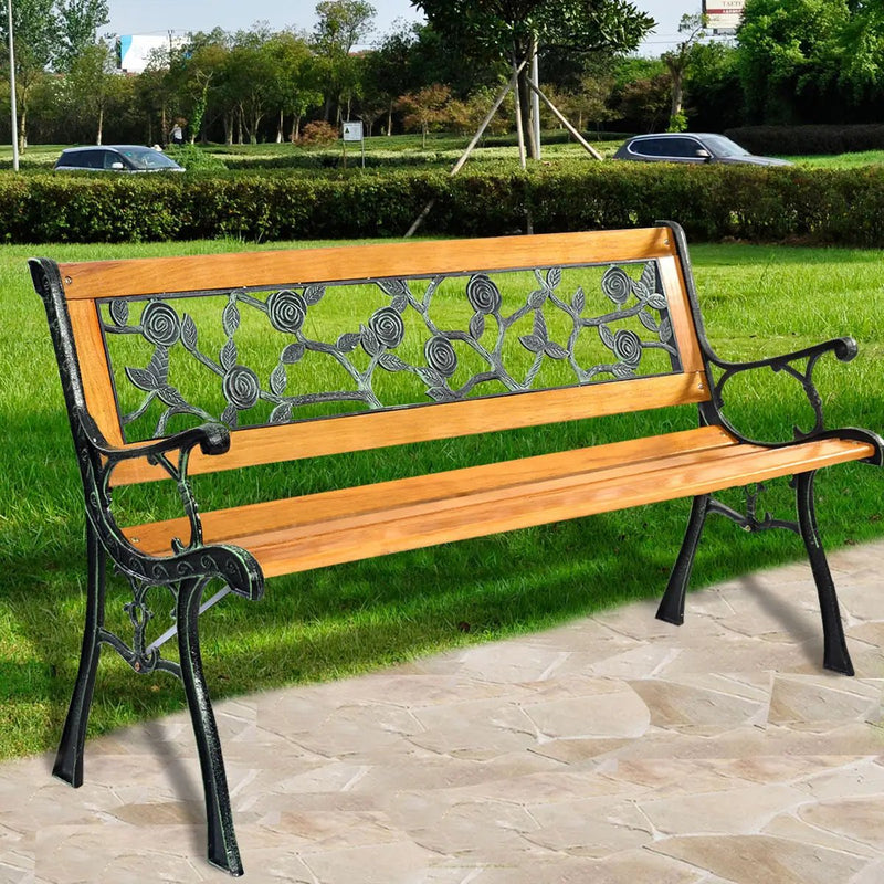 49 1/2 Inch Patio Park Garden Porch Chair Bench by DirectDeals