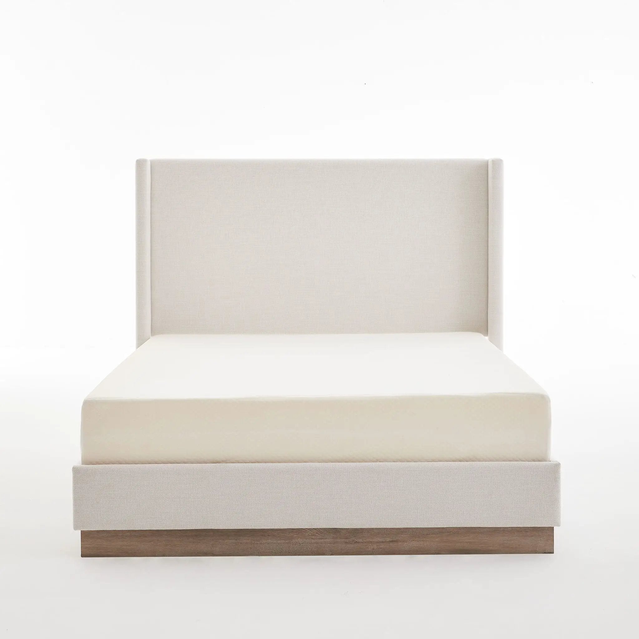 Hosford - Minimalist Upholstered Wingback Bed