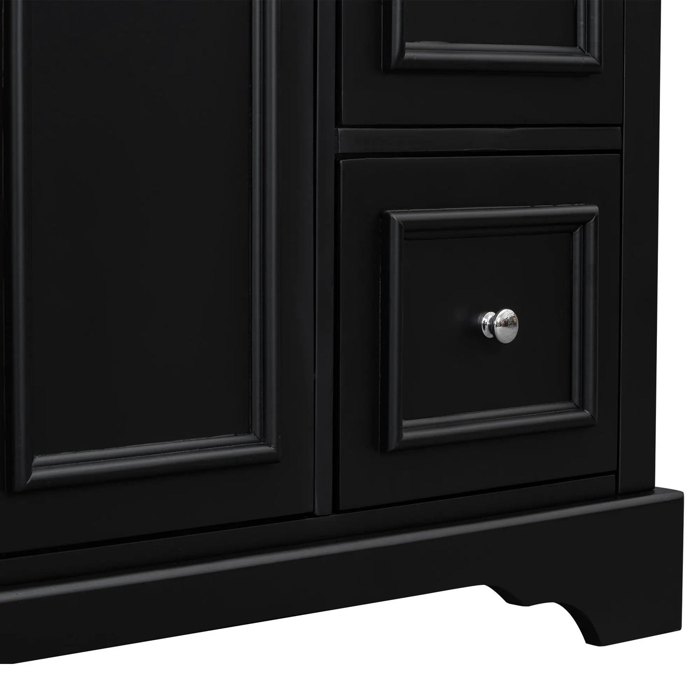 Bathroom Vanity With Sink, Soft-Close Doors, Adjustable U-Shelf, 3 Drawers by HouseOfZazla