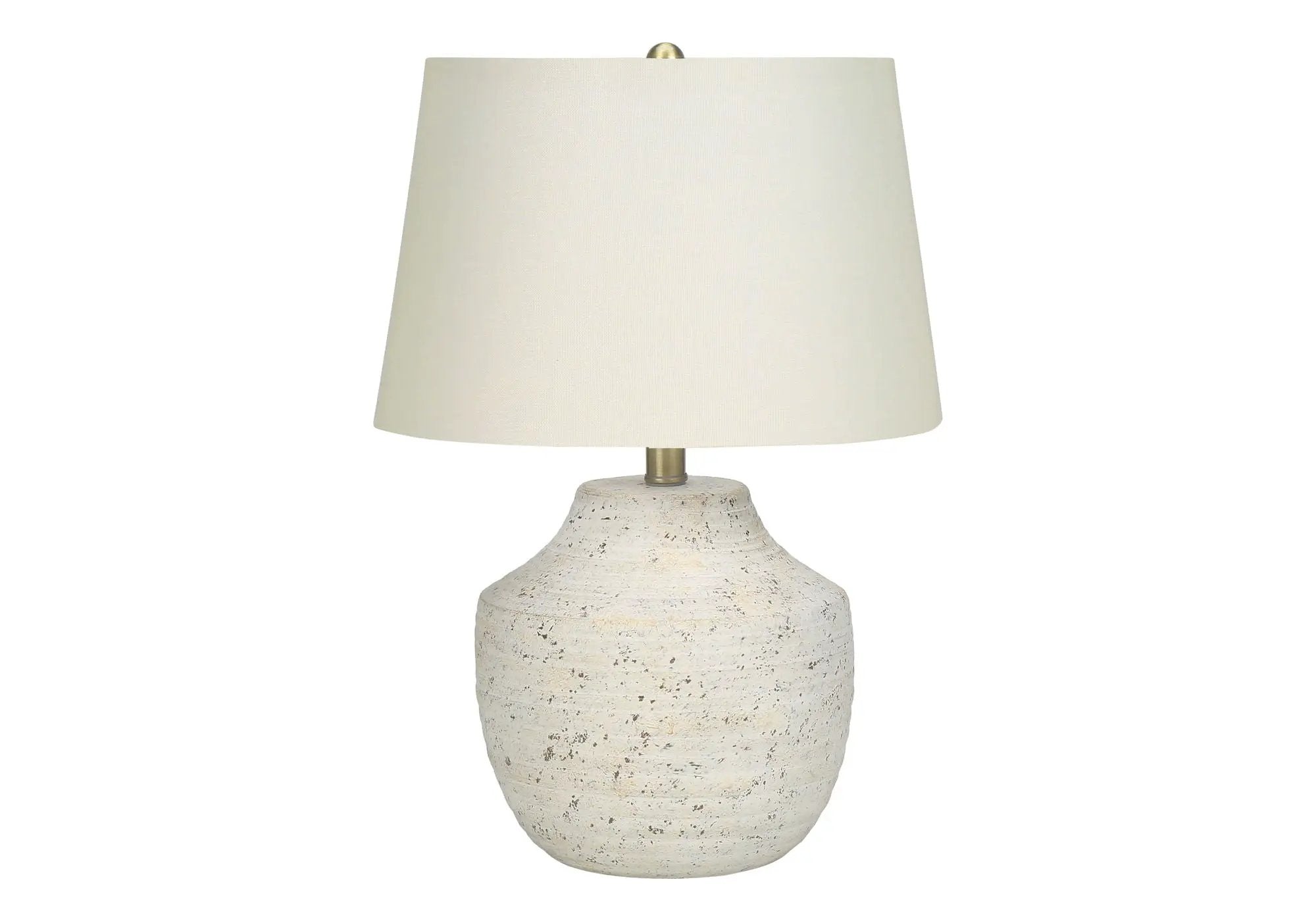 Modern Lighting Table Lamp Concrete Cream by HouseOfZazla