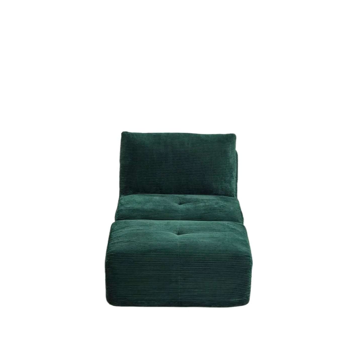 Single Chaise Longue With Movable Ottoman For Living Room by Unique Piece Furniture