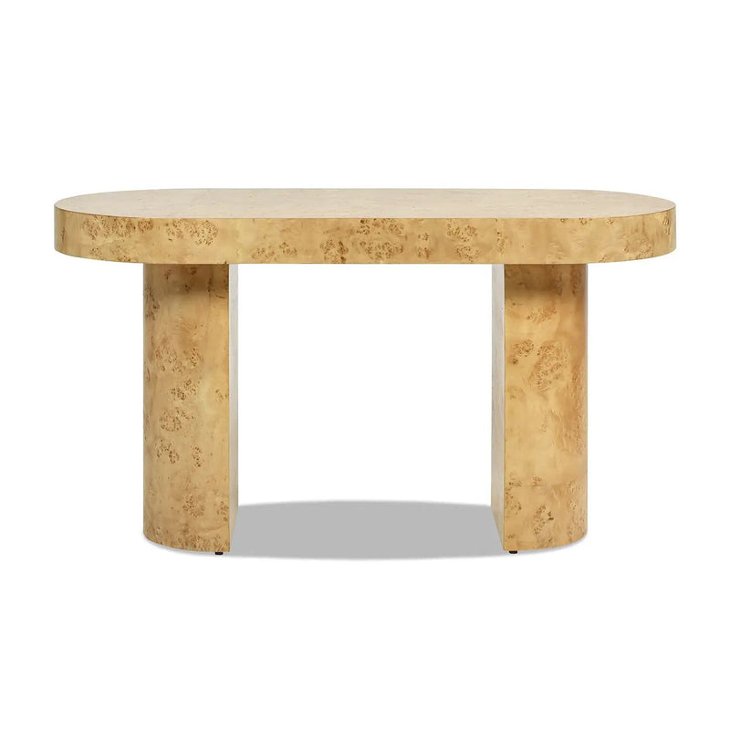 Jesse - Single Drawer Oval Computer Desk by HouseOfZazla