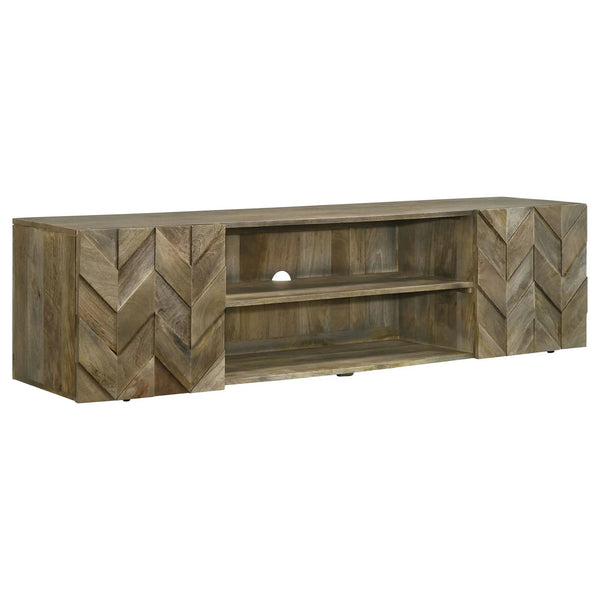 Jessie - 2 Door TV Stand - Brown
