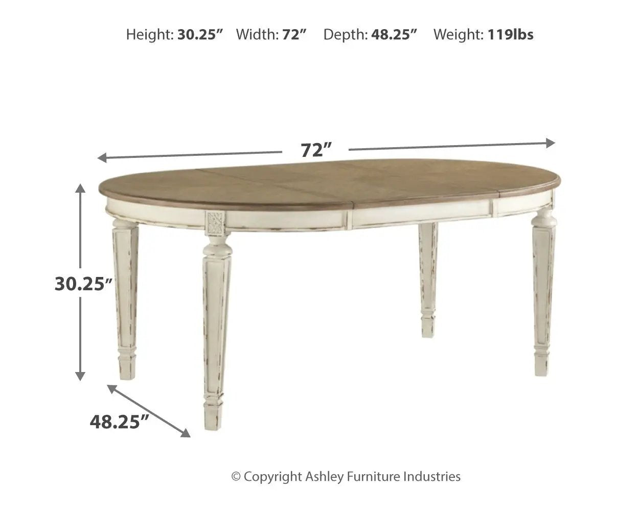 Realyn - Oval Dining Table Set by Unique Piece Furniture
