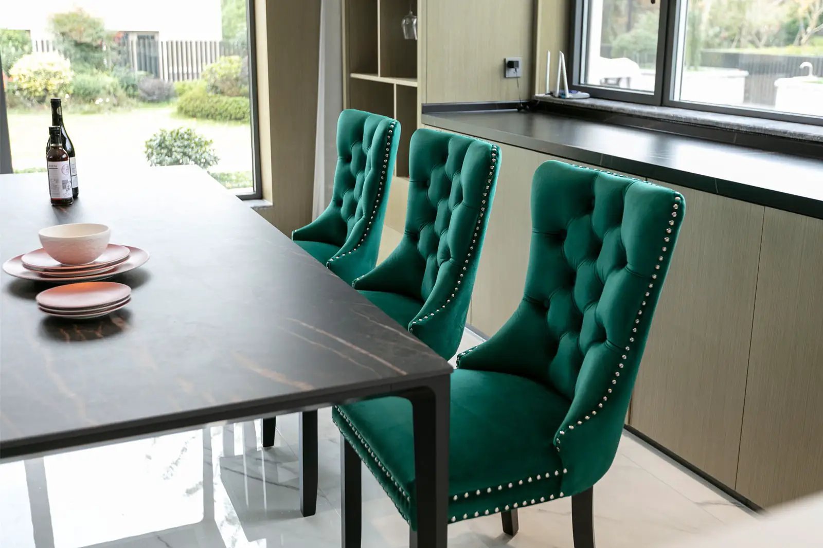 Nikki - High-End Tufted Dining Chair (Set of 2) by HouseOfZazla