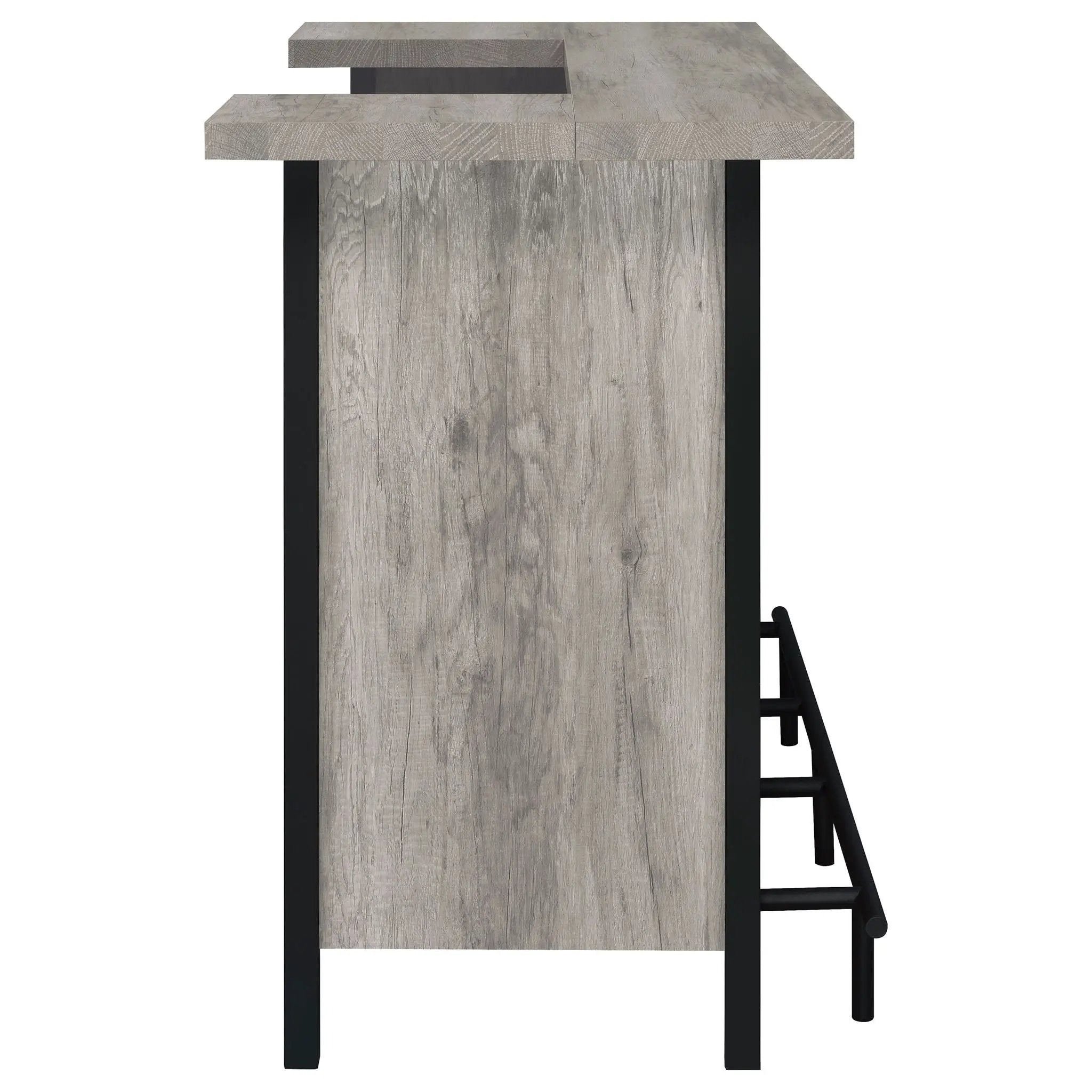 Menimen - Freestanding Bar Unit - Gray by HouseOfZazla