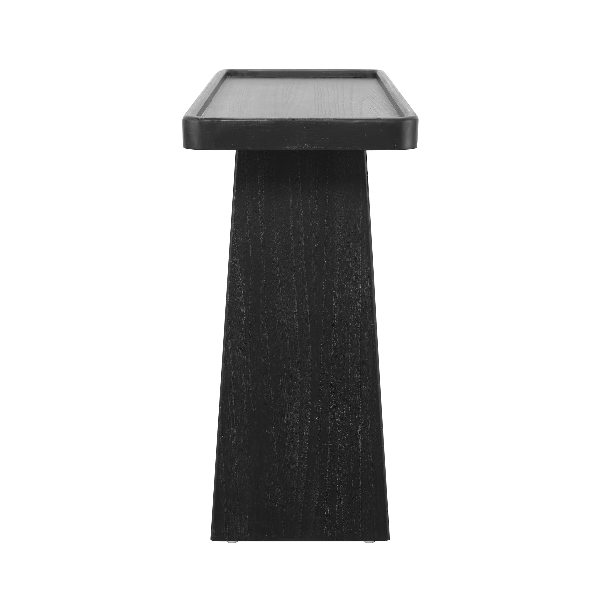 Farmhouse Console Table with Tray Top Design, Solid Wood Frame by HouseOfZazla