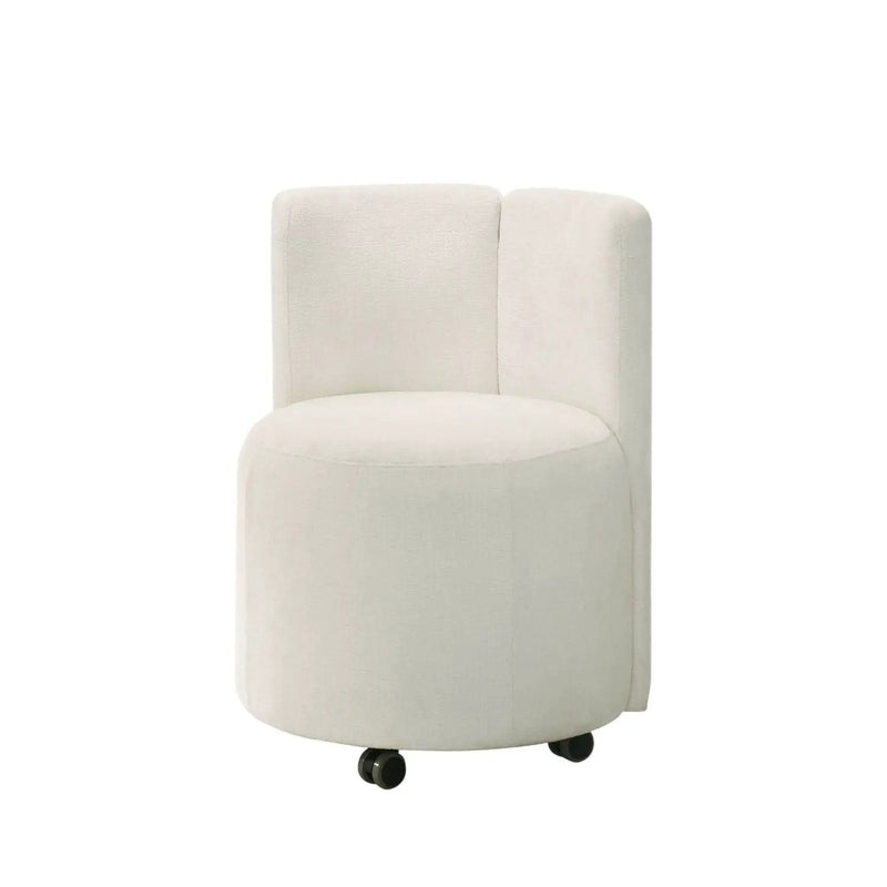 Side Chair With Swivel (Set of 2) - White by Unique Piece Furniture