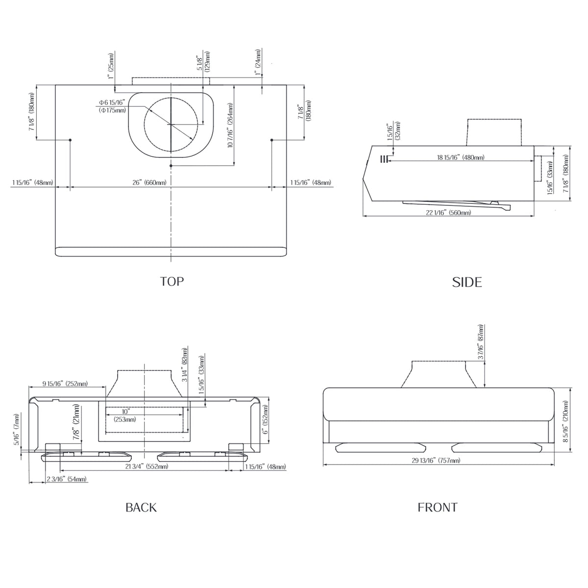 30" Under-Cabinet Convertible Pixie Air Series | UQG3002, photo 6 of 6