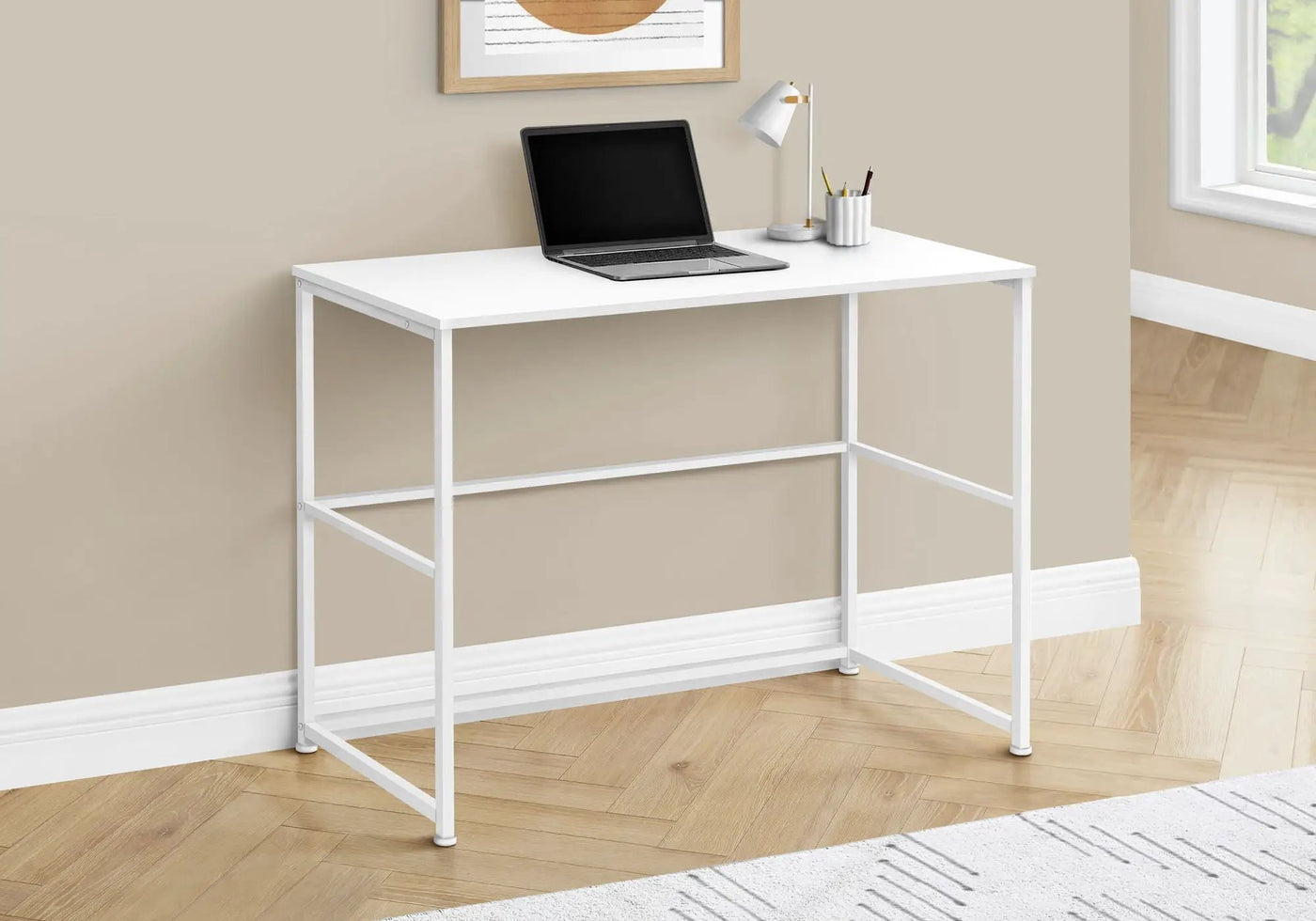Computer Desk for Home Office with Storage Drawers by HouseOfZazla