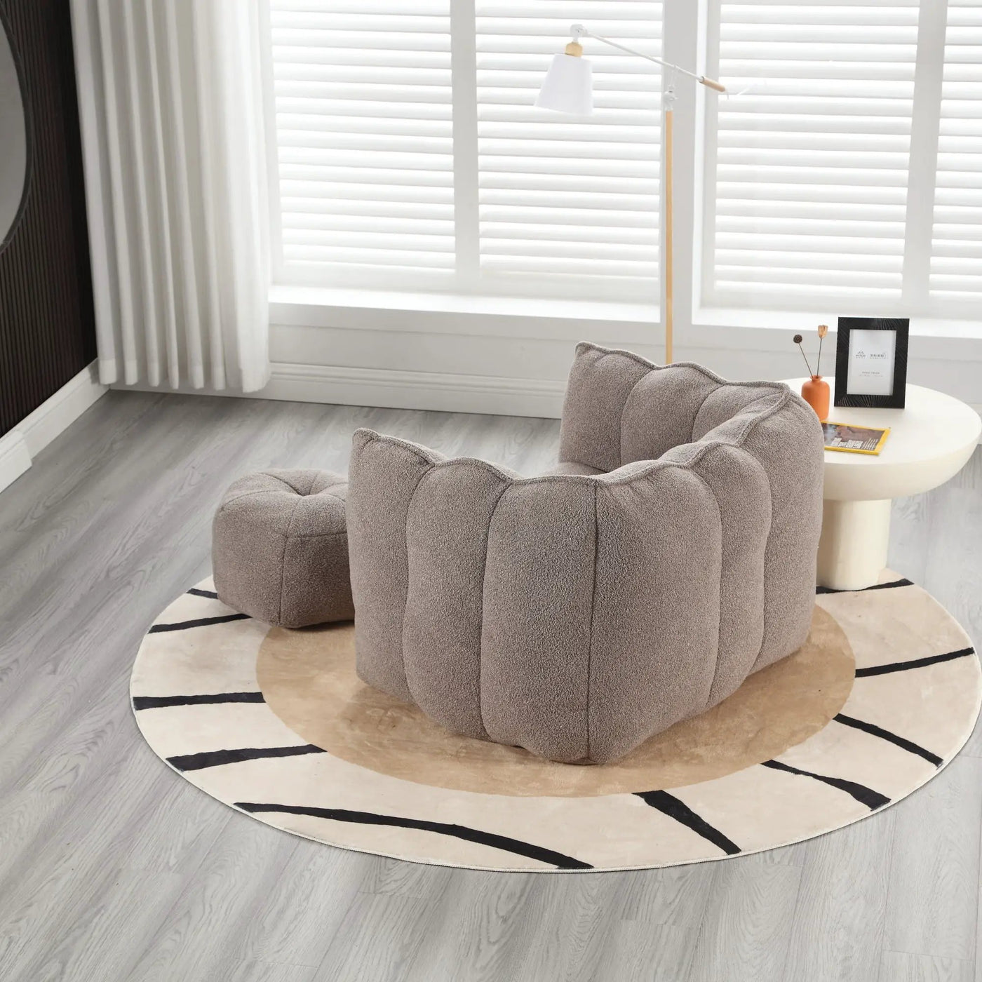 Soft Bean Bag Chair With High Resilient Foam by Unique Piece Furniture
