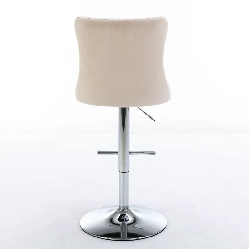 Swivel Adjustable Height Barstools Set of 2 by HouseOfZazla