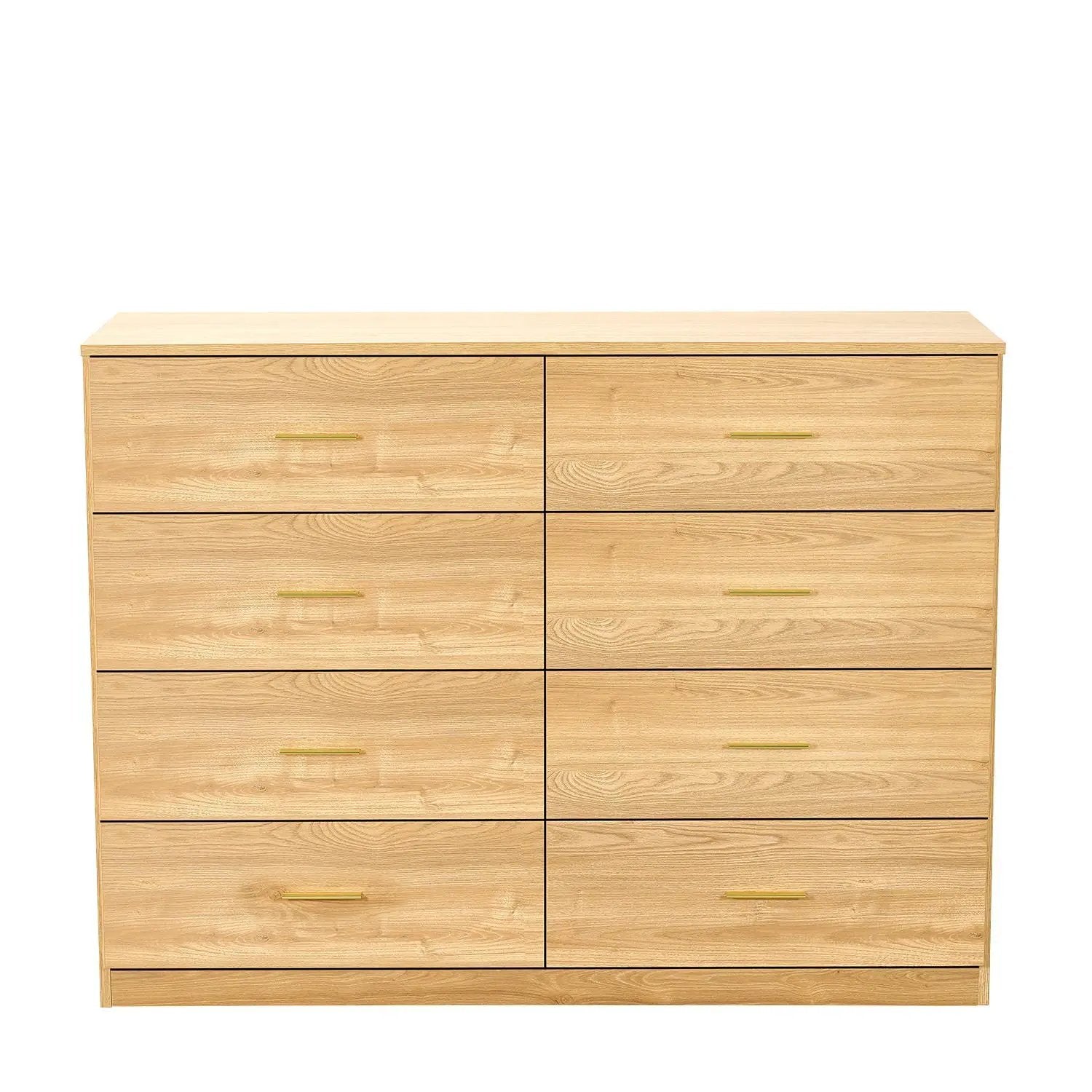 Modern Drawer Dresser For Bedroom, Ample Storage Wide Chest Of Drawers by HouseOfZazla
