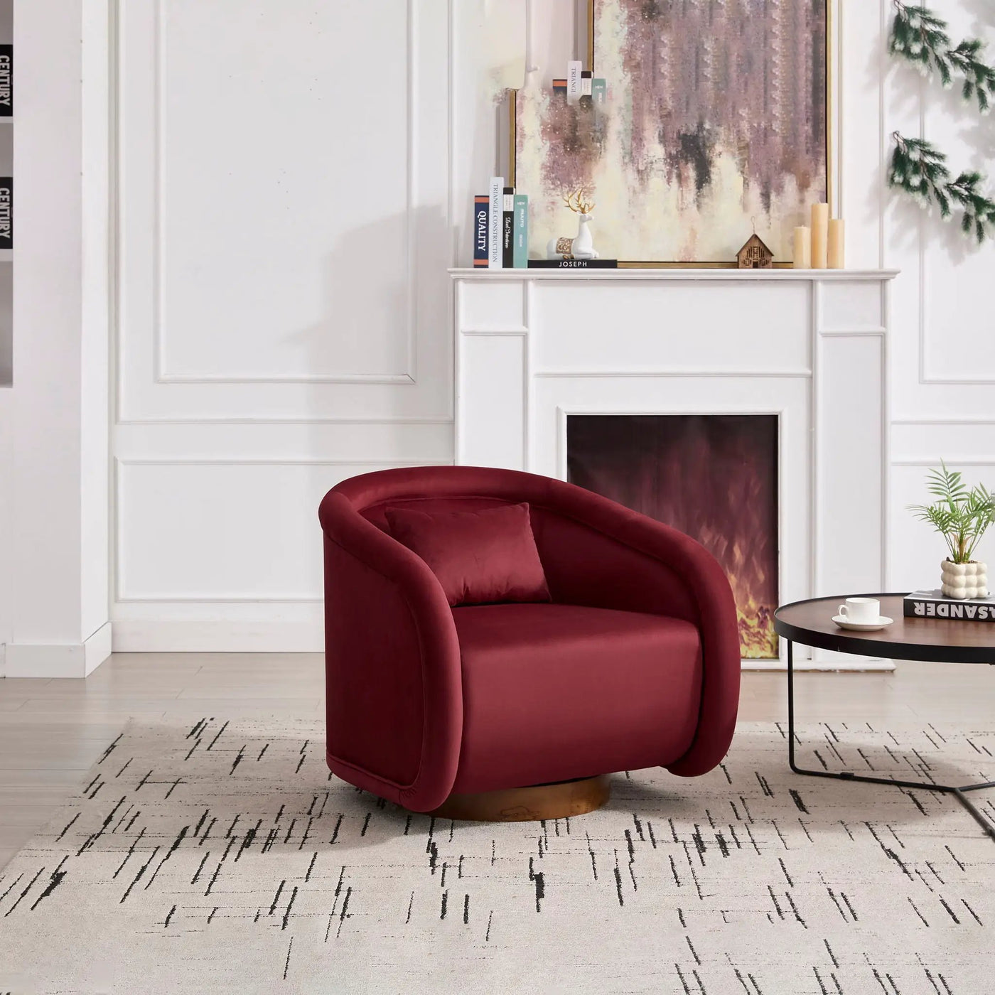 Swivel Accent Chair With 360 Degree Rotating by Unique Piece Furniture