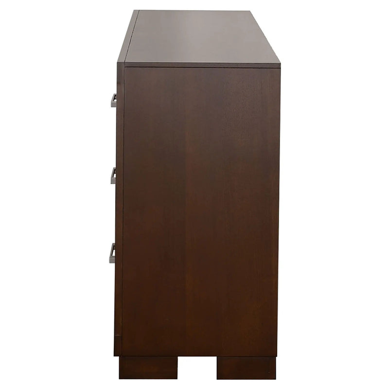 Jessica 6-drawer Dresser Cappuccino by Unique Piece Furniture