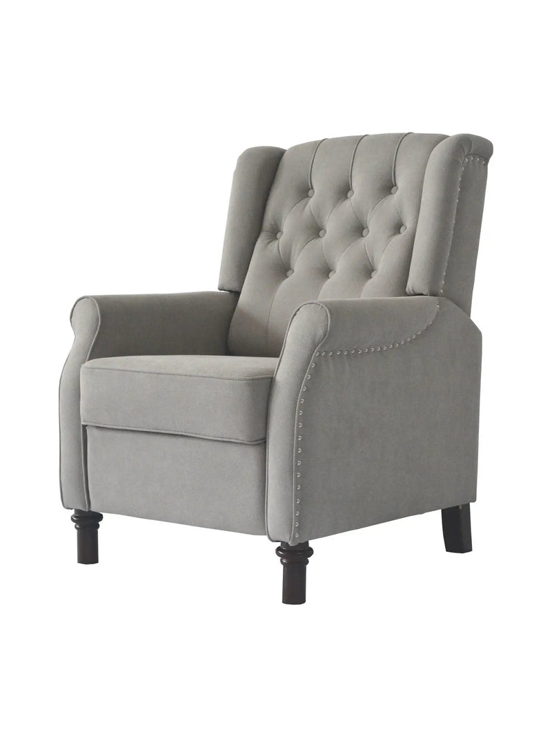 Brand New Recliner Sofa Cozy Soft Living Room Sofa Chair - Light Gray by HouseOfZazla