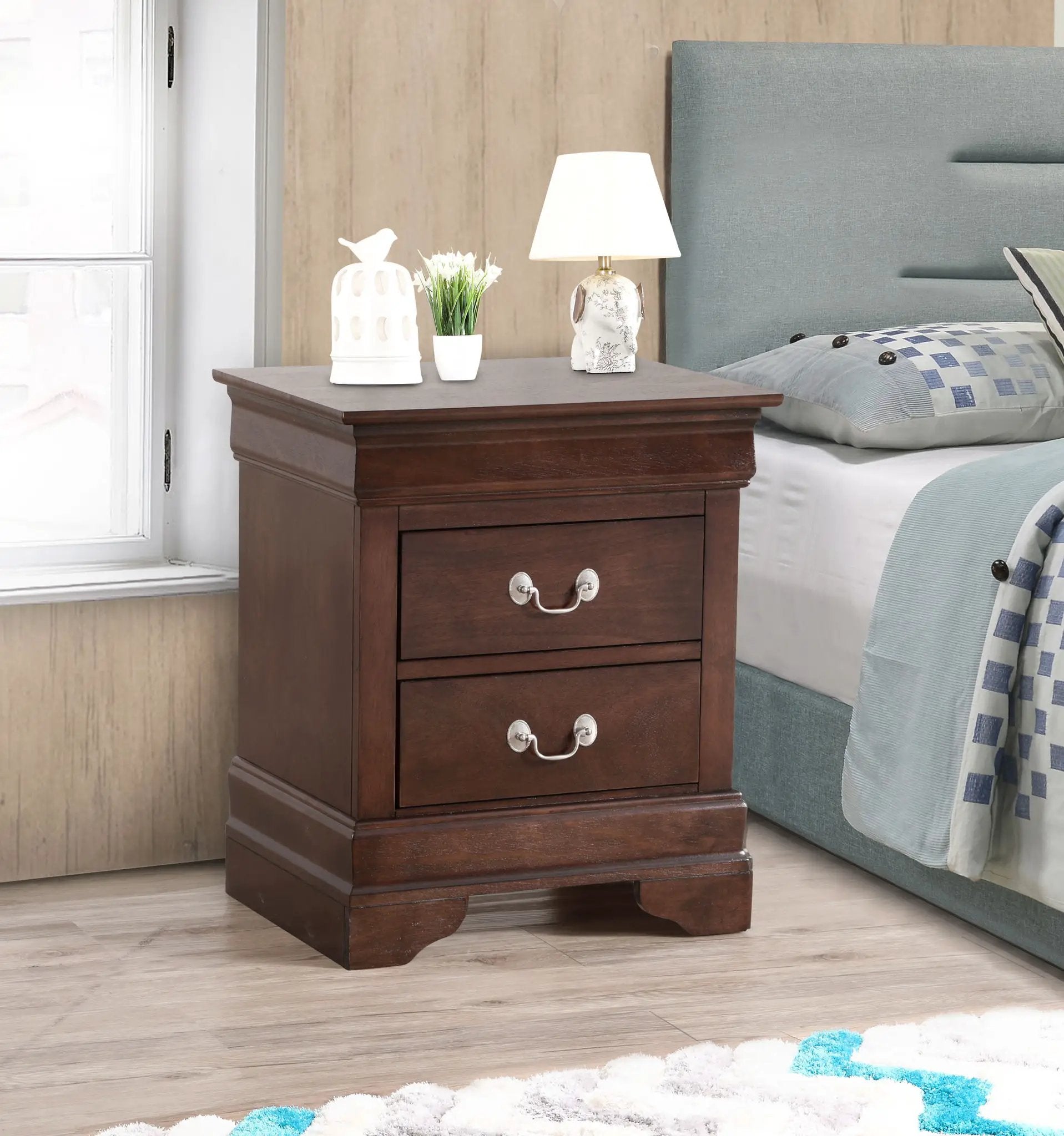 Louis Phillipe - Nightstand - Cappuccino by HouseOfZazla