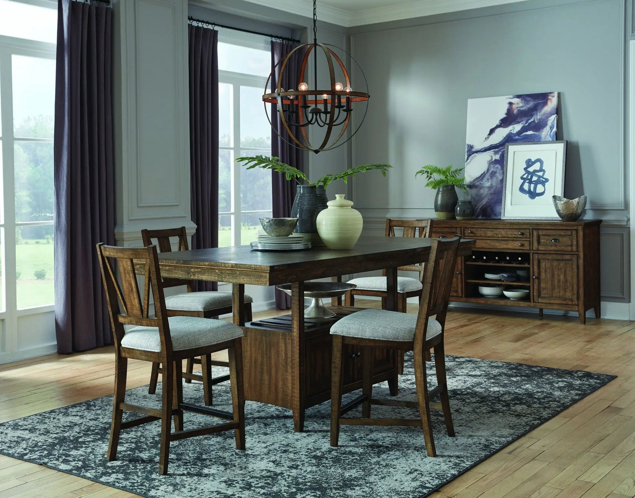 Bay Creek - Counter Table - Toasted Nutmeg by Unique Piece Furniture