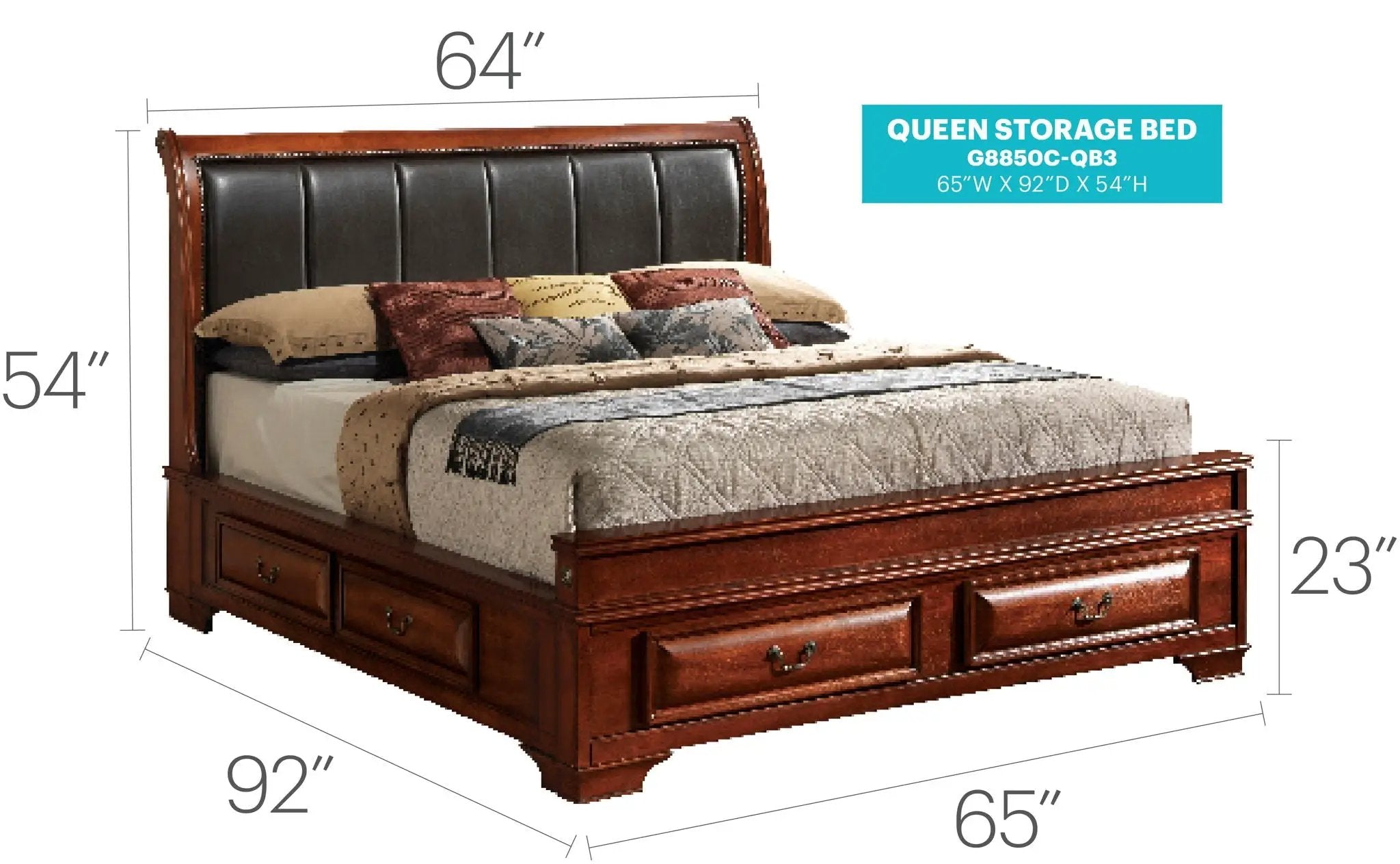 Lavita - Storage Bed by Unique Piece Furniture