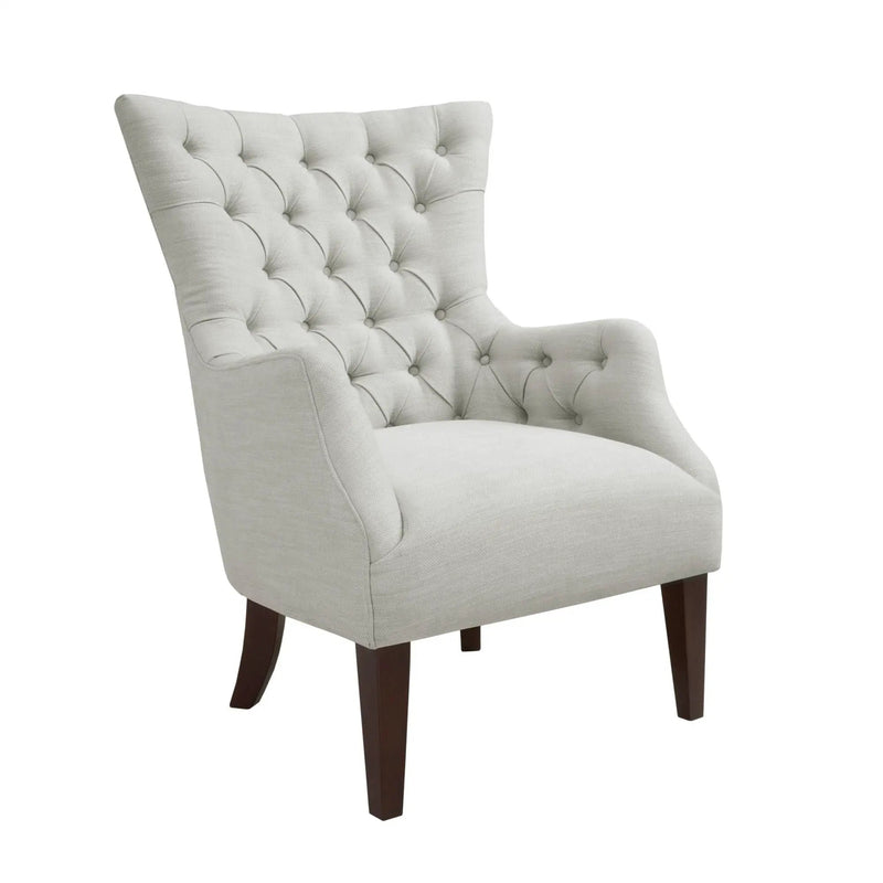 Hannah - Button Tufted Wing Chair by HouseOfZazla