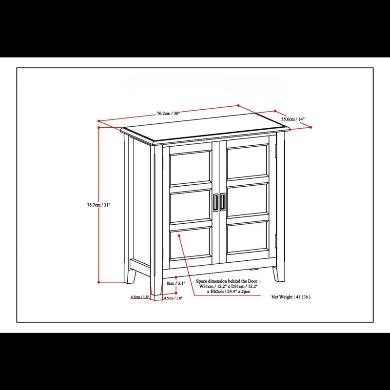 Burlington - Handcrafted Low Storage Cabinet by Unique Piece Furniture