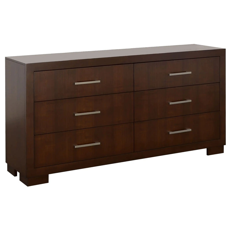 Jessica 5-piece Eastern King Bedroom Set Cappuccino by Unique Piece Furniture