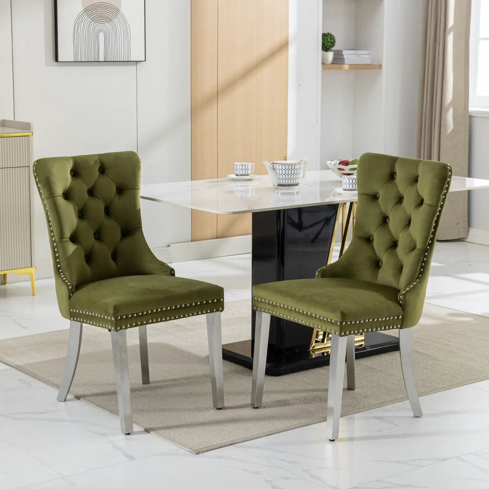 Nikki - Contemporary Upholstered Dining Chair (Set of 2) by Unique Piece Furniture