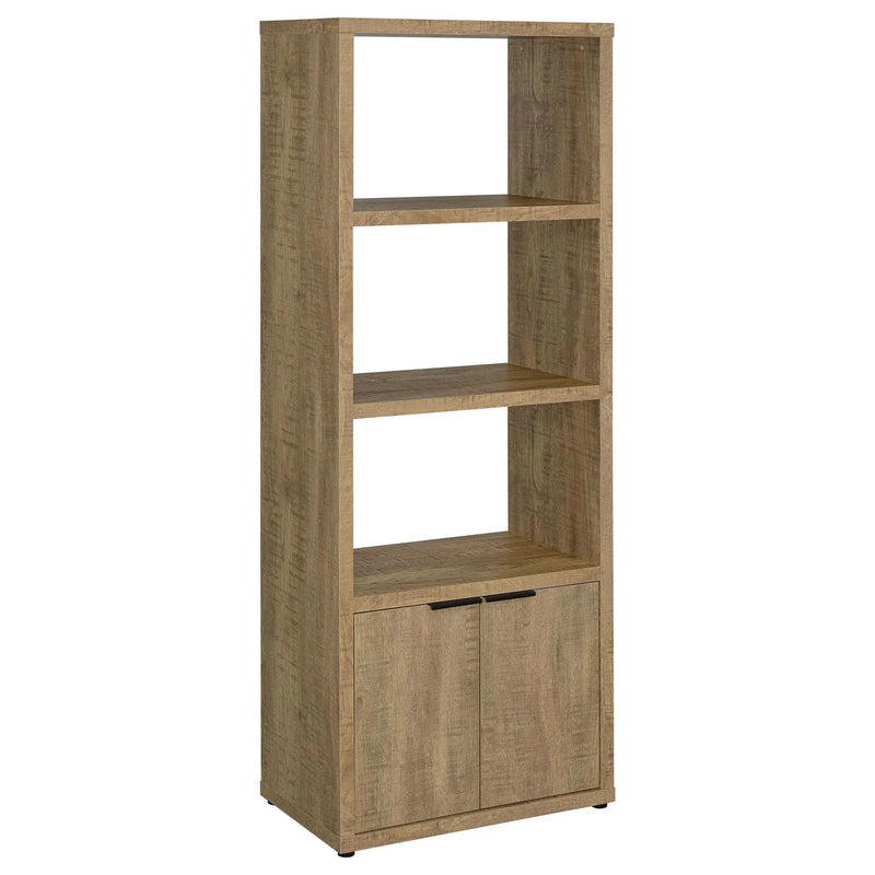 Tabby 3-shelf Engineered Wood Media Tower Mango by Unique Piece Furniture